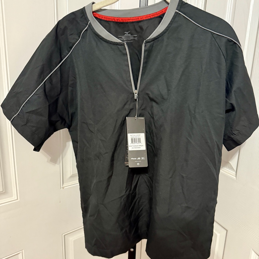 Mizuno Black‎ and Gray Kids Shirt